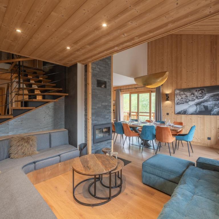 Alpe d'Huez Houses - Hameau de Clotaire - Le cocon blanc - Duplex 5 chambres - cheminée wellness - Ski aux pieds - Appartamento Deluxe con 5 Camere da Letto - 41