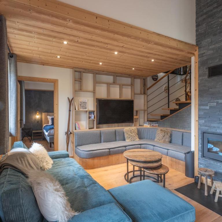 Alpe d'Huez Houses - Hameau de Clotaire - Le cocon blanc - Duplex 5 chambres - cheminée wellness - Ski aux pieds - Appartamento Deluxe con 5 Camere da Letto - 46