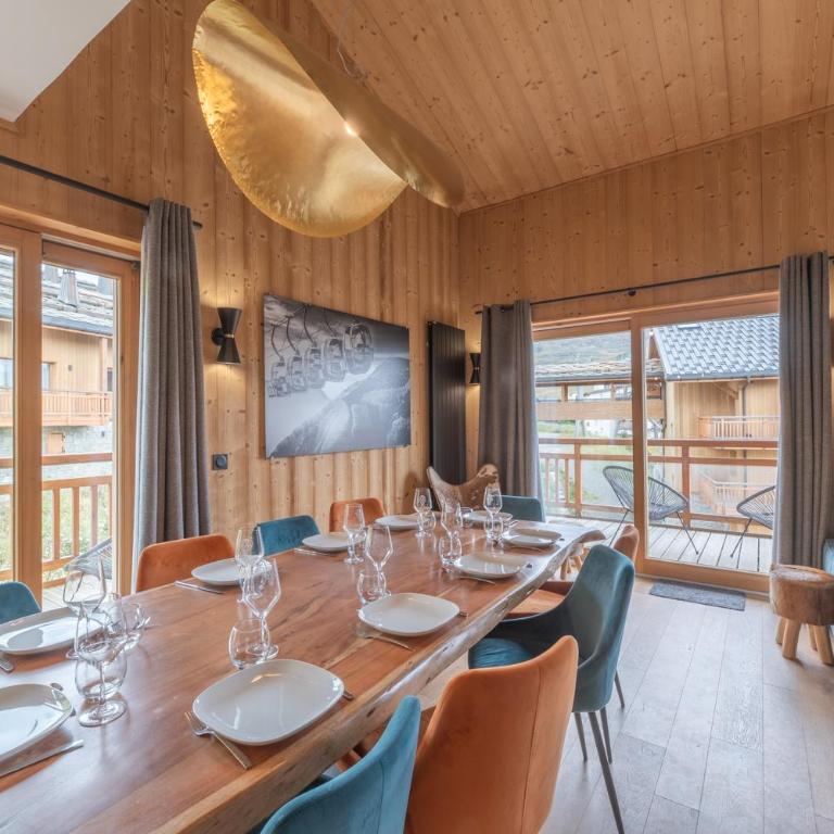 Alpe d'Huez Houses - Hameau de Clotaire - Le cocon blanc - Duplex 5 chambres - cheminée wellness - Ski aux pieds - Appartamento Deluxe con 5 Camere da Letto - 45