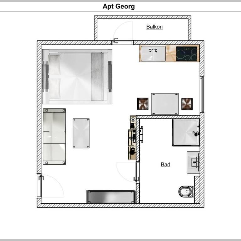 Jaegerhaus Appartement Georg - Apartment mit Balkon - 9