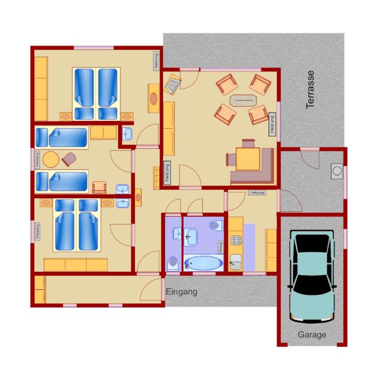 Ferienhaus Dachspfad im Feriendorf Reichenbach 7 - Haus mit 3 Schlafzimmern - 12