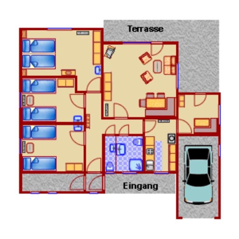 Ferienhaus Gamssteige im Feriendorf Reichenbach G19 - Haus mit 3 Schlafzimmern - 12
