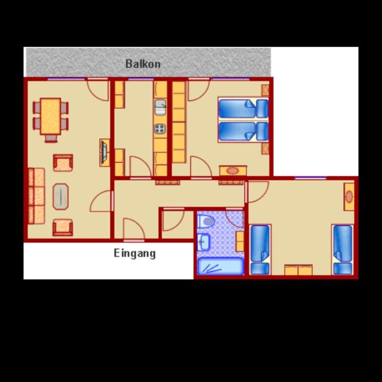 Ferienappartements Weissensee - Apartment mit 2 Schlafzimmern und Balkon - 8