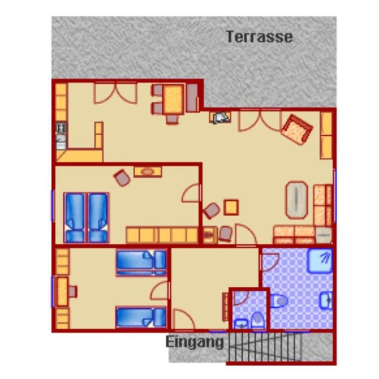 Ferienhäuser im Feriendorf Weissensee im Allgäu E - Haus mit 2 Schlafzimmern - 15