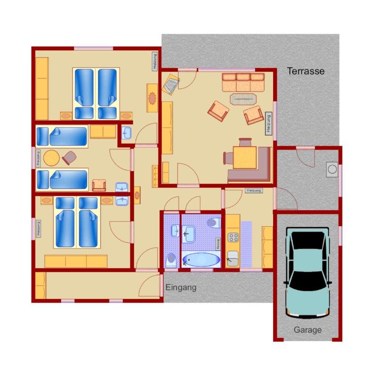 Ferienhaus Dachspfad im Feriendorf Reichenbach 6 - Haus mit 3 Schlafzimmern - 23