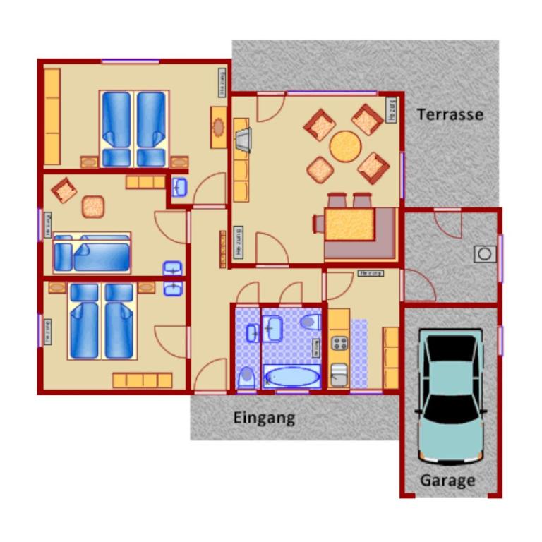 Ferienhaus Fuchsweg im Feriendorf Reichenbach F17 - Haus mit 3 Schlafzimmern - 8