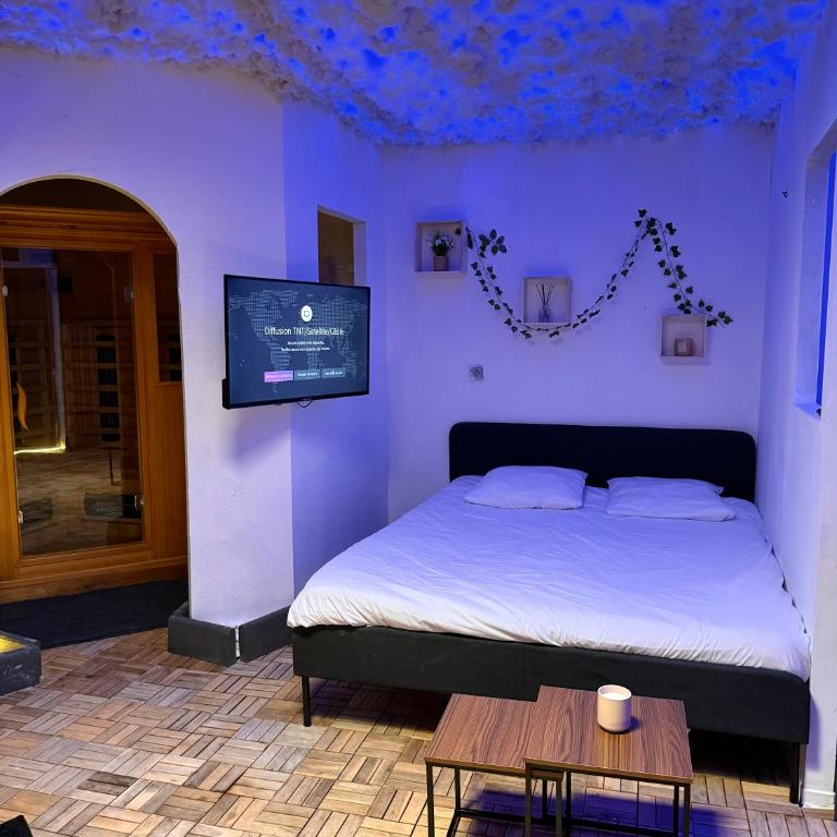 Love-room climatisé Jaccuzi sauna - Appartement 1 Chambre - 3