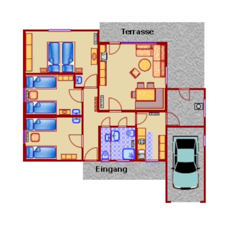 Ferienhaus Fuchsweg im Feriendorf Reichenbach F21 - Haus mit 3 Schlafzimmern - 11