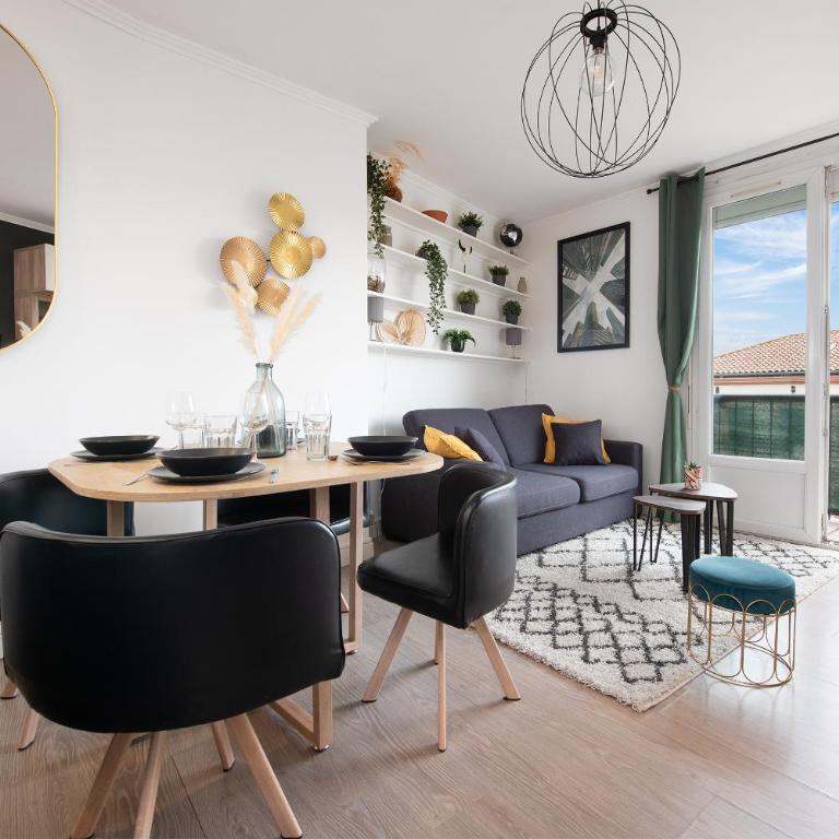 Appart Centre ville Toulouse - 5 min MÉTRO St Cyprien - Apartment mit 1 Schlafzimmer - 8