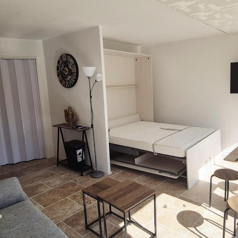 Studio cabine moderne design avec vu sur jardin , piscine - Studio - 9