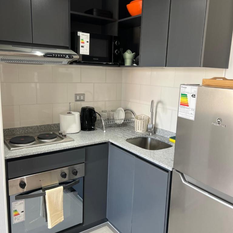 Hermoso departamento nuevo en Santiago - One-Bedroom Apartment - 15