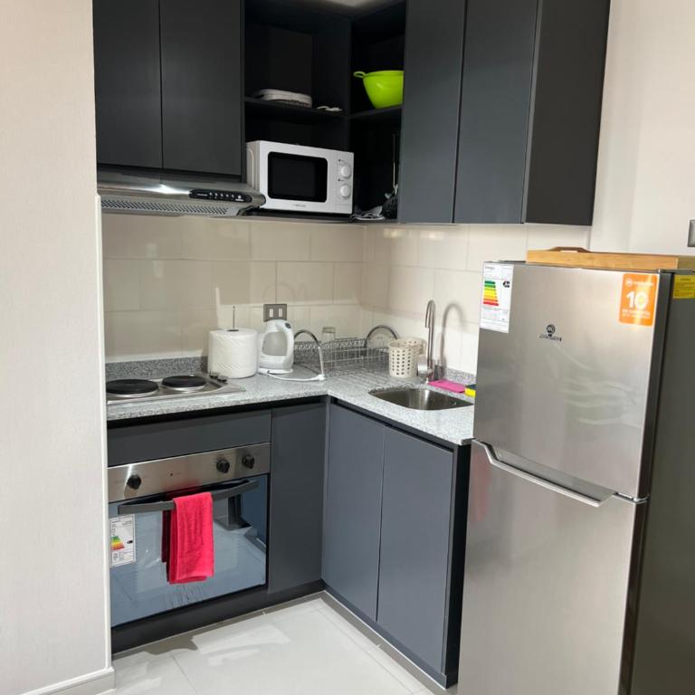 Hermoso departamento nuevo en Santiago - One-Bedroom Apartment - 14