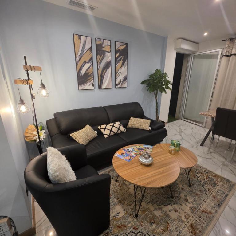 La Seyne-sur-Mer CHARMANT T3 HAUT DE GAMME ALLIANT ÉLÉGANCE et CONFORT - Apartment mit 2 Schlafzimmern - 1