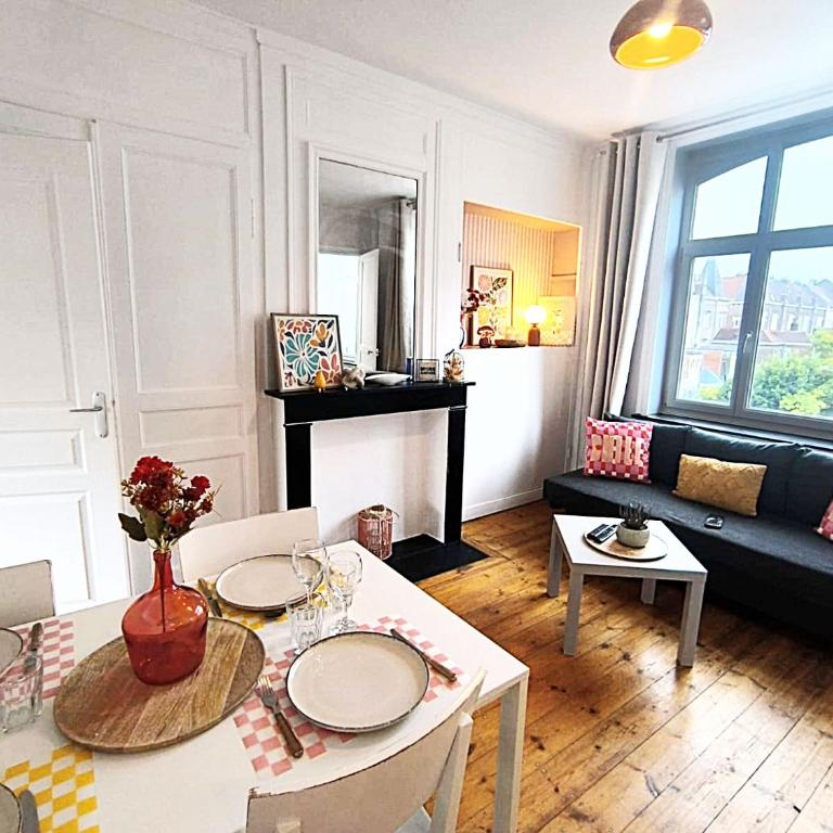 Appartement Charmant - Lille Vauban - Proche Metro - Universite - Appartamento con 1 Camera da Letto - 11