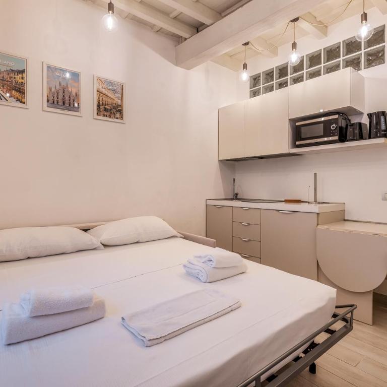 Milano Uni Cattolica Via Novati 2 Pax Wi-Fi - Appartamento con 1 Camera da Letto - 2