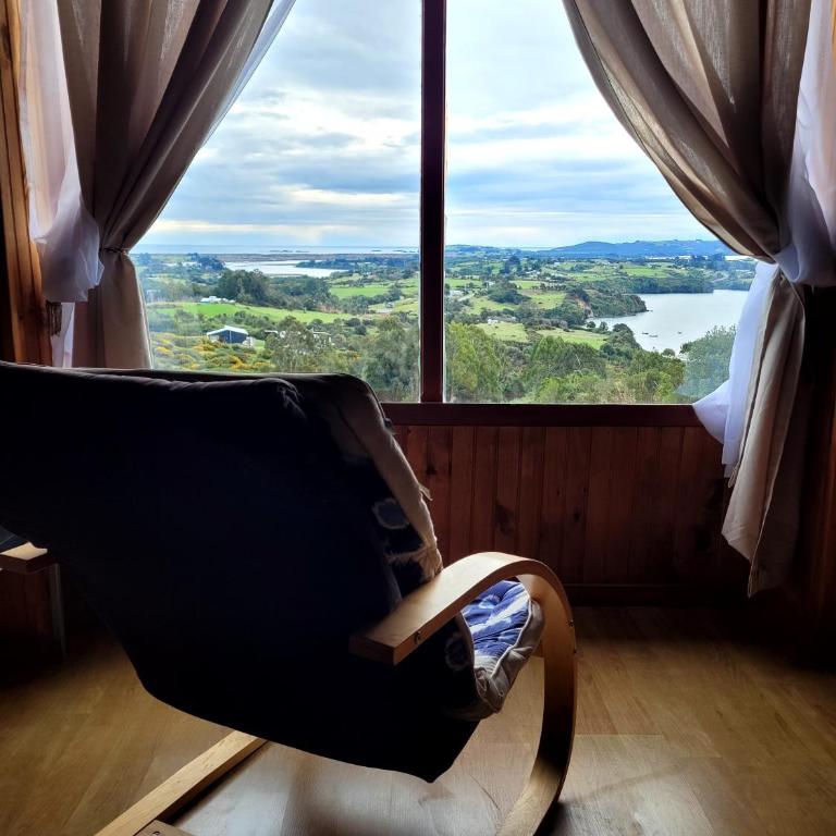 CABAÑA AZUL Y VERDE - Casa de 2 dormitorios - 45