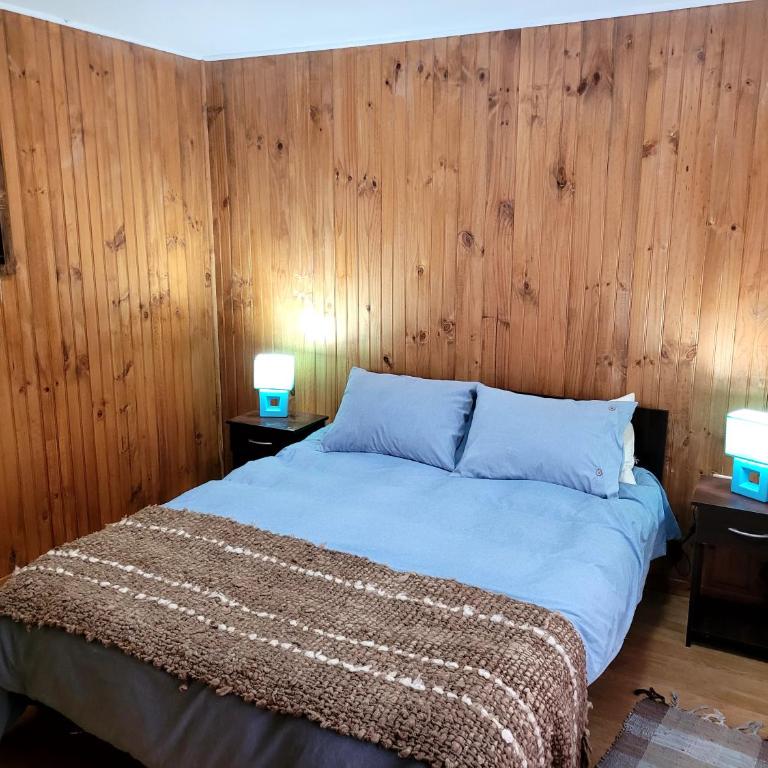 CABAÑA AZUL Y VERDE - Casa de 2 dormitorios - 70