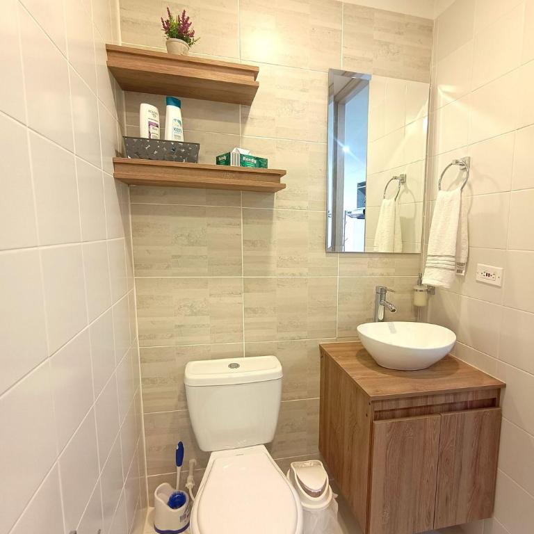 AH/Loft con Alexa, Parking, Gym, Coworking, Usaquén - Apartamento con vistas a la ciudad - 16