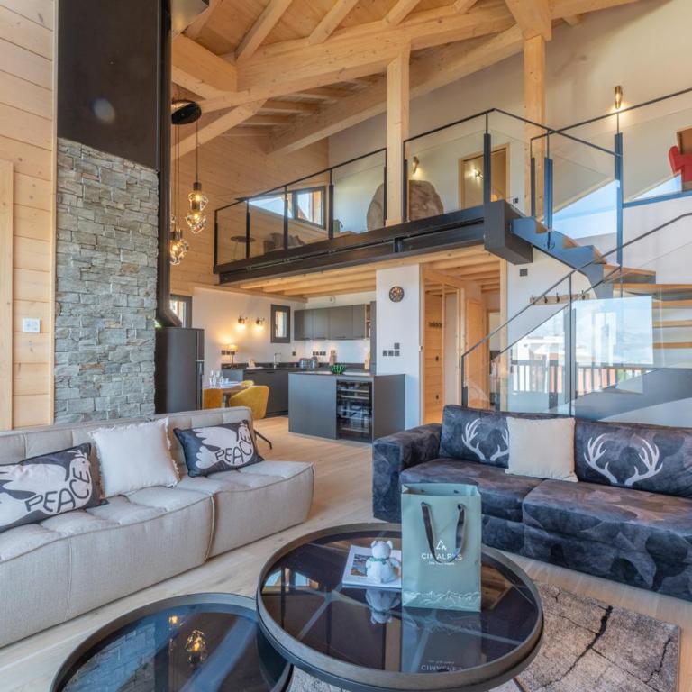 Duplex de montagne chic aux pieds des pistes, Alpe d'Huez - FR-1-645-86 - Appartement - 2