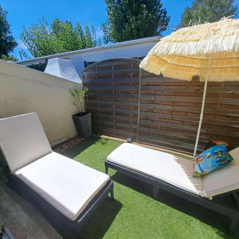 Studio avec terrasse, parking, près de la plage - 4 pers. - FR-1-326-867 - Estudio - 1