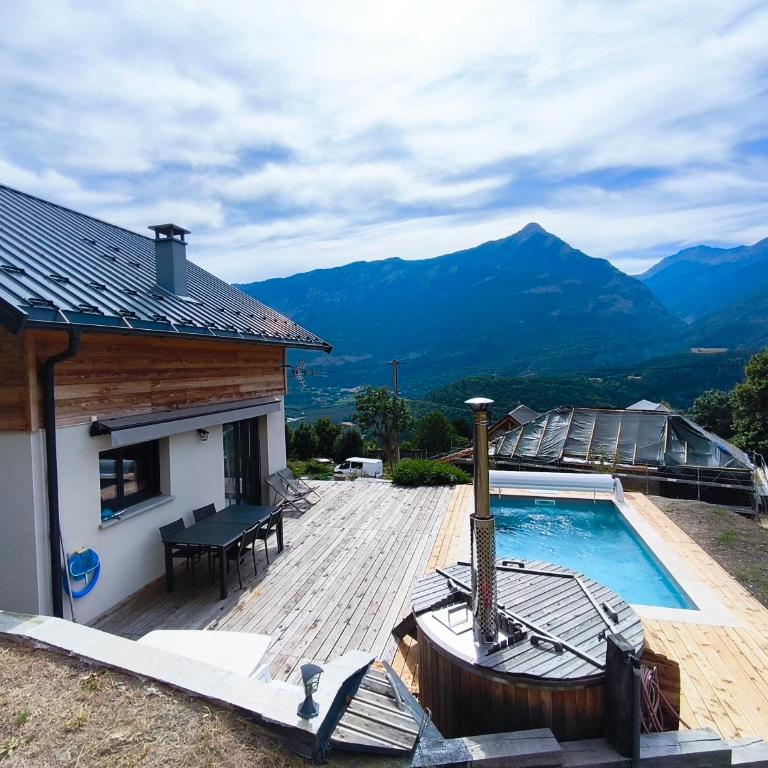 Chalet de montagne, Piscine avec vue et bain nordique - Chalet 1 Chambre - 4