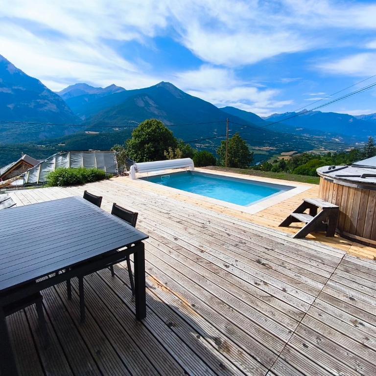 Chalet de montagne, Piscine avec vue et bain nordique - Chalet 1 Chambre - 33
