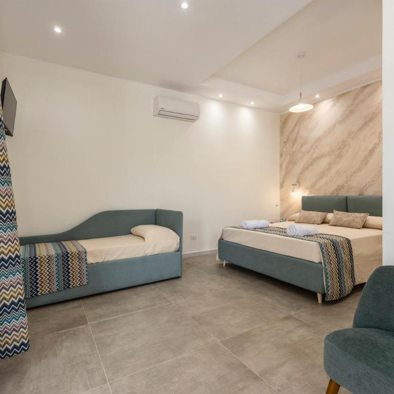 14th Oasis Family Room In Villa With Pool Near Palermo - Quadruple Room - 14