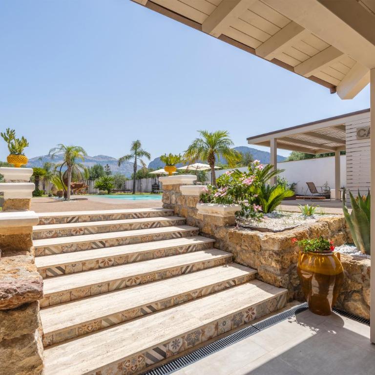 14th Oasis Family Room In Villa With Pool Near Palermo - Quadruple Room - 13