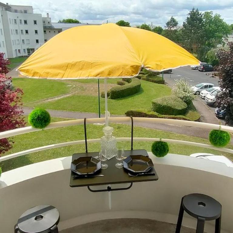 Appartement Le doux Viking, balcon & parking privé proche Zénith Caen - Appartamento con 1 Camera da Letto - 9