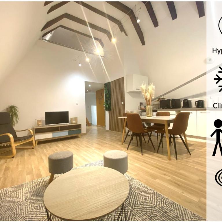 Le Colibri, Spacieux T2 bis avec mezzanine, calme et central à Poitiers - Appartement 2 Chambres - 1
