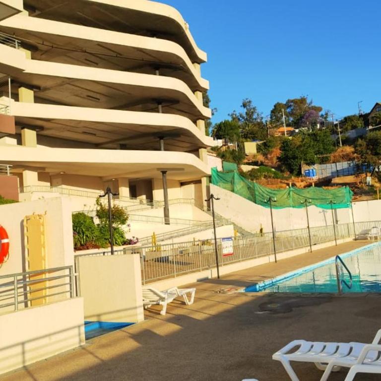 Ocean View & Pool Family Apartment 2P - One-Bedroom Apartment with Balcony and City View - 62