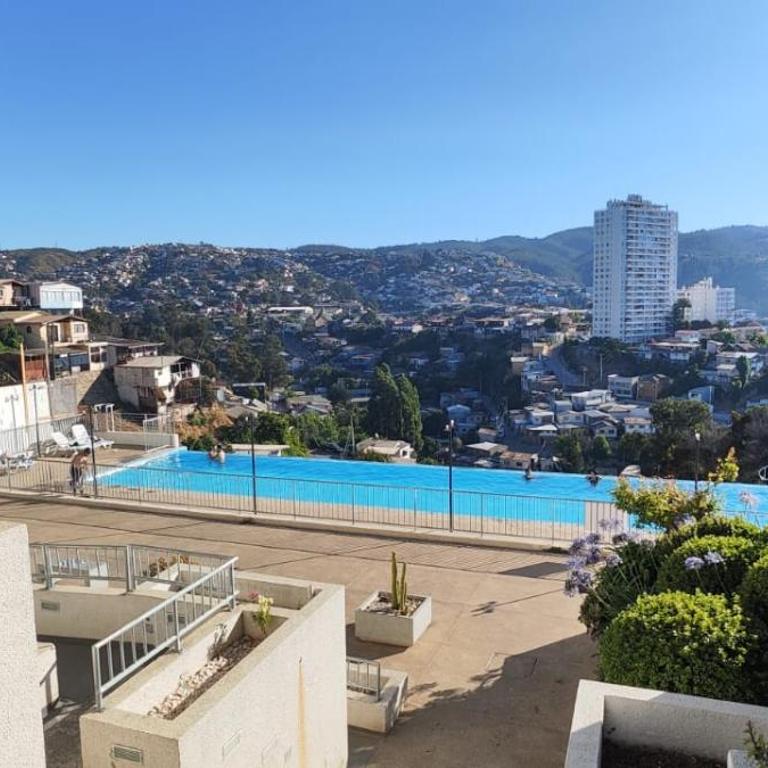 Ocean View & Pool Family Apartment 2P - One-Bedroom Apartment with Balcony and City View - 61