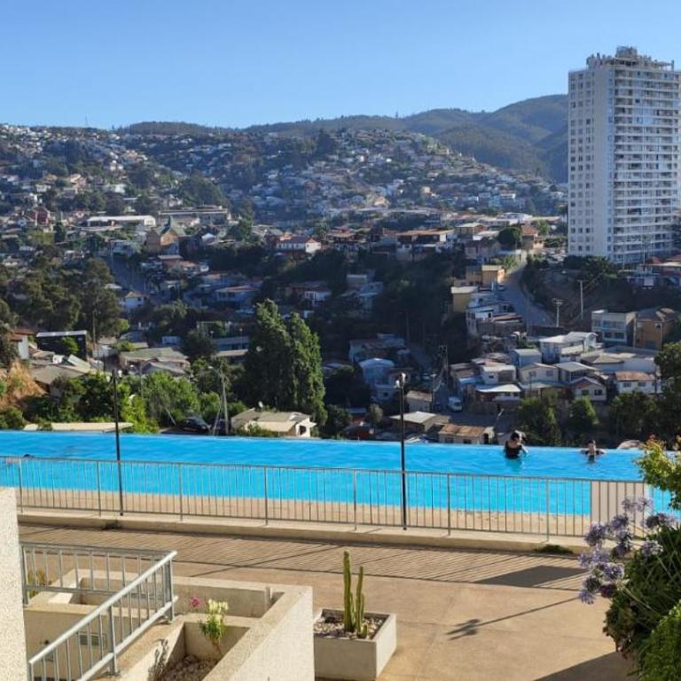 Ocean View & Pool Family Apartment 2P - One-Bedroom Apartment with Balcony and City View - 66
