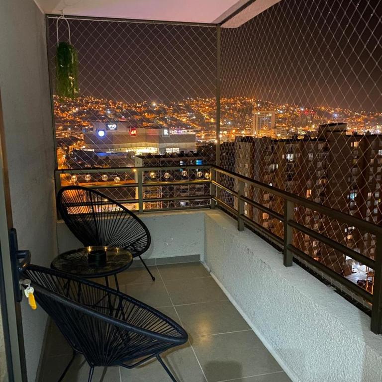 Departamento con vista al mar y cruz del tercer milenio Coquimbohouse - Three-Bedroom Apartment - 23