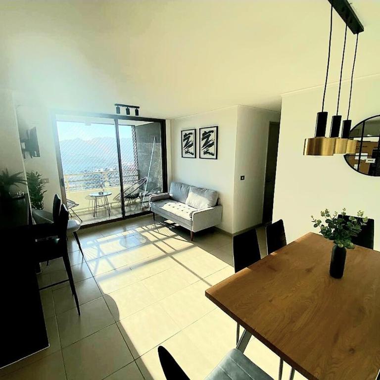 Departamento con vista al mar y cruz del tercer milenio Coquimbohouse - Three-Bedroom Apartment - 12