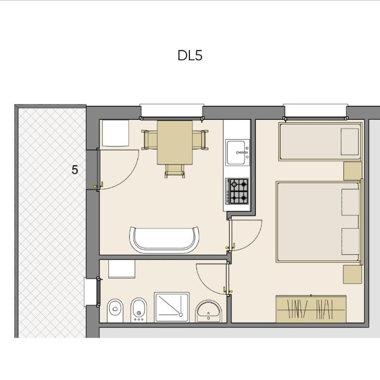 Bilocali Casa De Lazzari - Piazza Brescia - Adria Holiday Jesolo - FAMILY APARTMENTS - Appartamento Standard - 12