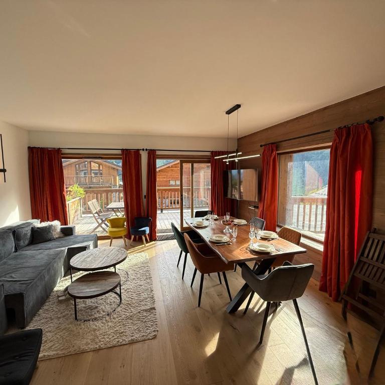 Appartement de luxe 4 adultes 2 enfants 3 chambres Méribel Mottaret location du samedi au samedi - Three-Bedroom Apartment - 7