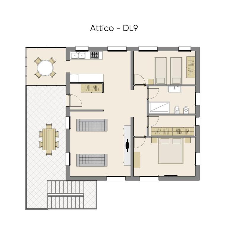 Appartamenti Casa De Lazzari - Piazza Brescia - Adria Holiday Jesolo - FAMILY APARTMENTS - Appartamento con 2 Camere da Letto - 37