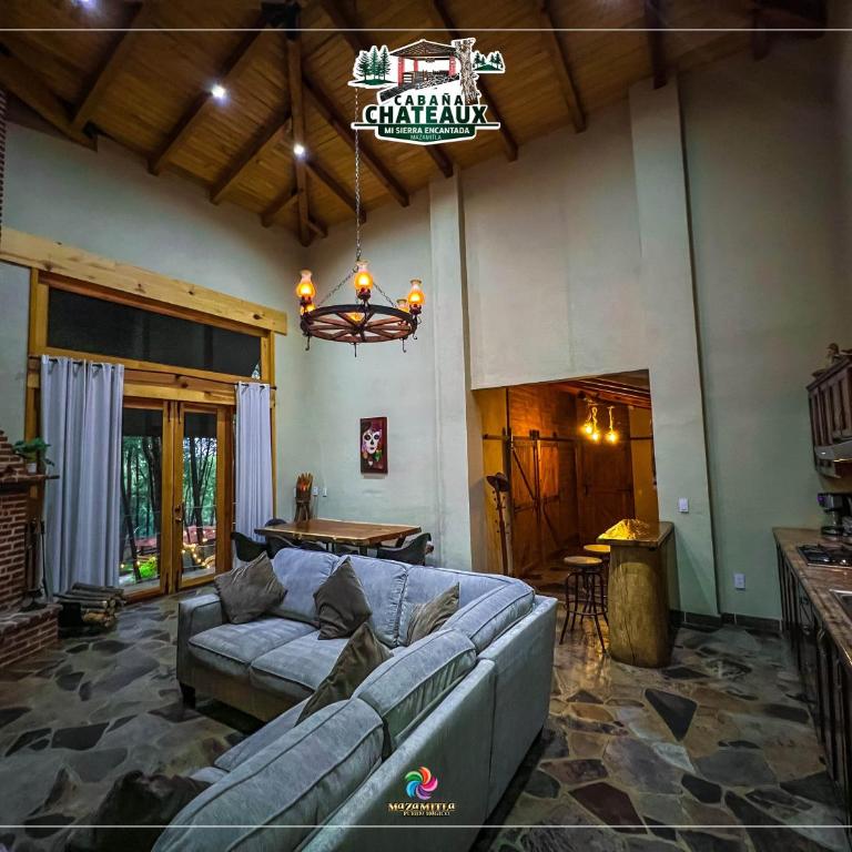 Chateaux de mi Sierra Encantada - Cabaña privada y acogedora de 3 habitaciones en Mazamitla, Jal para 10-13 Personas - Casa de 3 dormitorios - 25