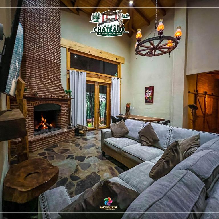 Chateaux de mi Sierra Encantada - Cabaña privada y acogedora de 3 habitaciones en Mazamitla, Jal para 10-13 Personas - Casa de 3 dormitorios - 5