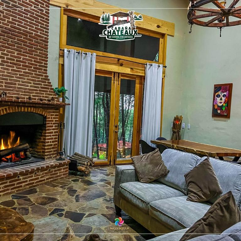 Chateaux de mi Sierra Encantada - Cabaña privada y acogedora de 3 habitaciones en Mazamitla, Jal para 10-13 Personas - Casa de 3 dormitorios - 68