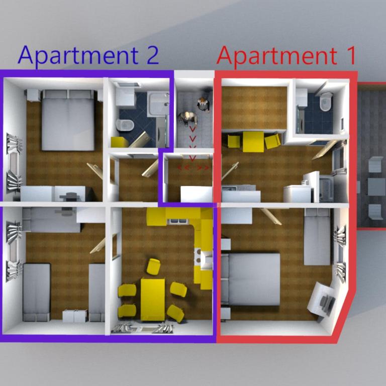 Ferienwohnung Schupfer - Klimaanlage, Seenähe & 5 Skigebieten - Apartamento de 2 dormitorios - 1