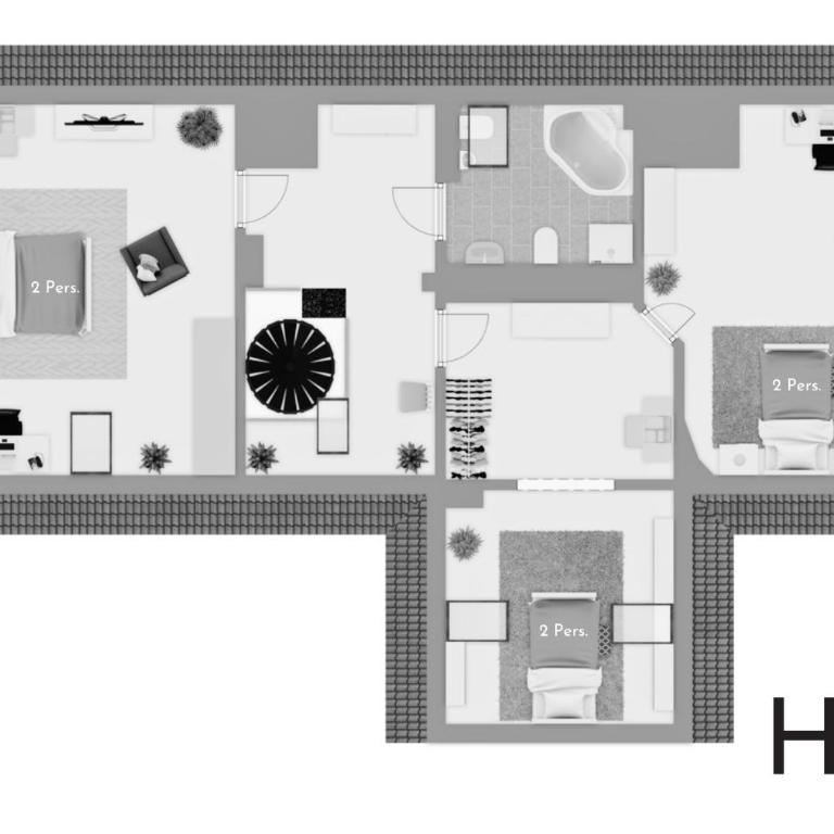 HØV - Boutique-Apartments im Allgäu - Natur & Design - Superior Apartment mit 3 Schlafzimmern - 19