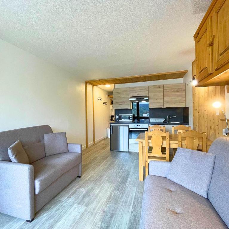 Studio chaleureux 3 pers, au pied des pistes à La Croisette - FR-1-452-122 - Monolocale - 9