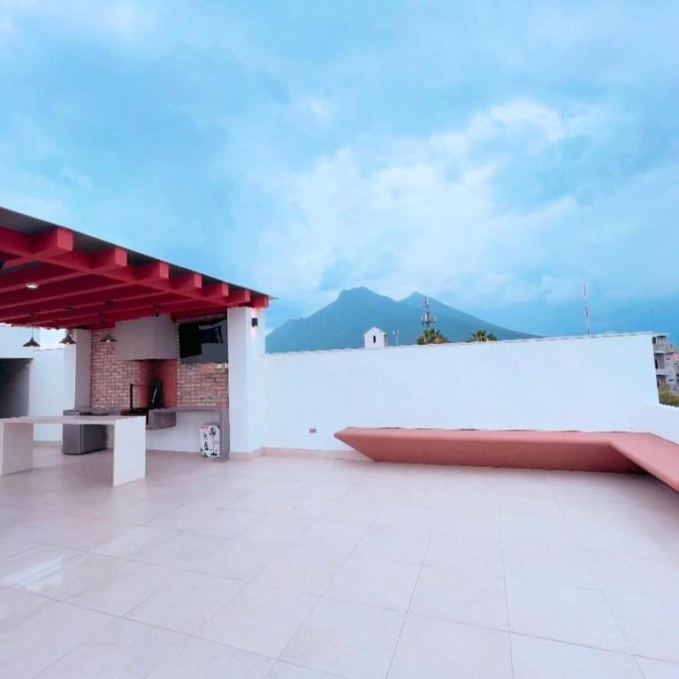 Departamento a metros del Estadio BBVA, con acceso a terraza espectacular y asador - One-Bedroom Apartment - 3