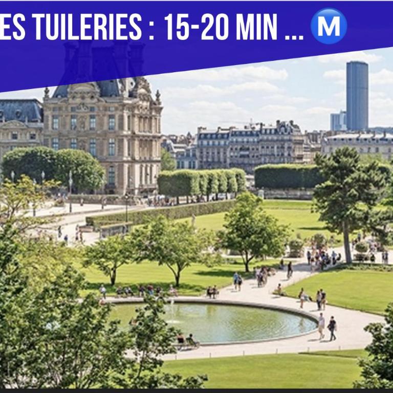 Paris Rooftop Views Cosy Separate Living Stay - One-Bedroom Apartment - 55