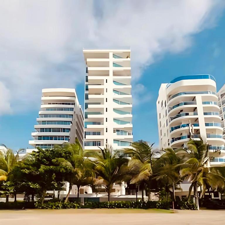 Exclusivo apartamento de lujo frente al mar en Los Morros, con acceso directo y privado a la mejor playa de Cartagena - Two-Bedroom Apartment with Balcony and Sea View - 60