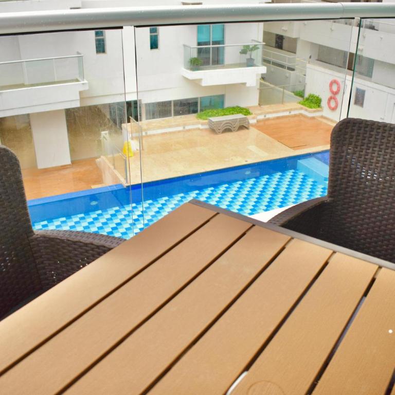 Exclusivo apartamento de lujo frente al mar en Los Morros, con acceso directo y privado a la mejor playa de Cartagena - Two-Bedroom Apartment with Balcony and Sea View - 34