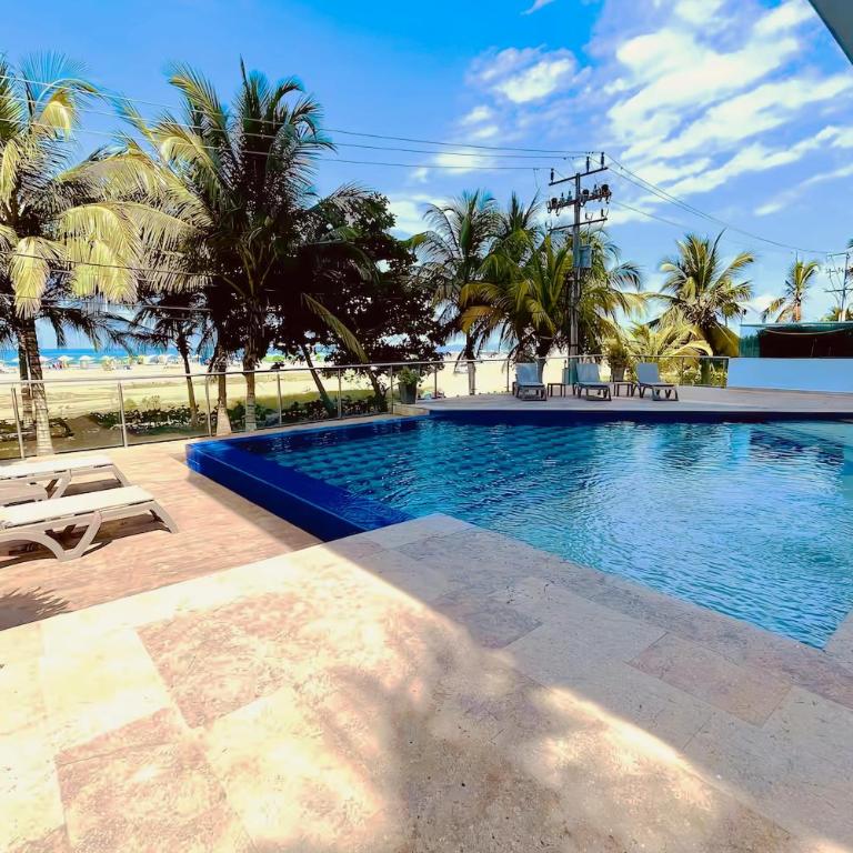 Exclusivo apartamento de lujo frente al mar en Los Morros, con acceso directo y privado a la mejor playa de Cartagena - Two-Bedroom Apartment with Balcony and Sea View - 52
