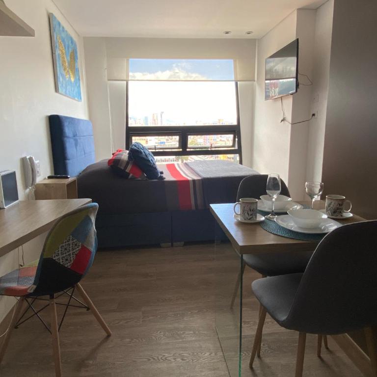 Acogedor apartamento en Chapinero - WiFi, seguridad 24h, gym y más - Apartamento de 1 dormitorio con vistas a la ciudad - 11